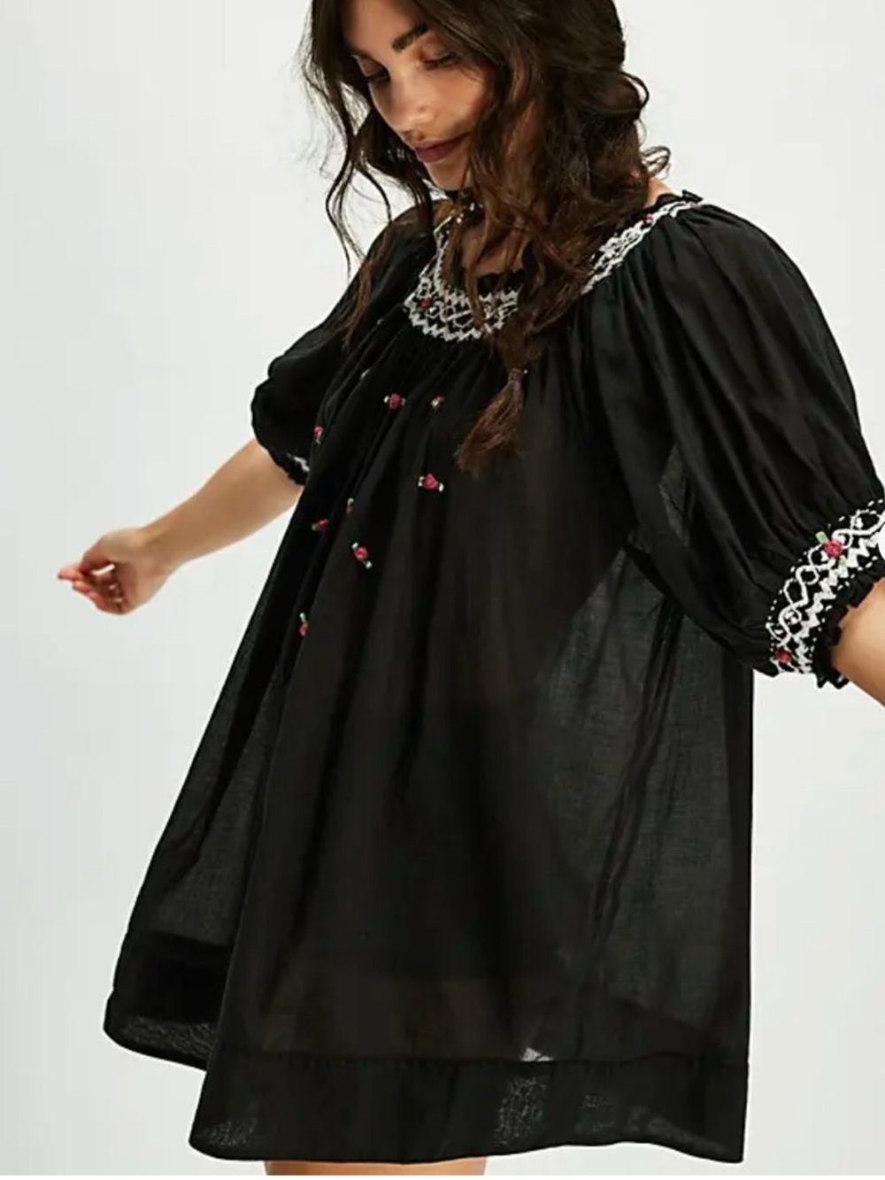 NWOT Free People Atlas Rose Tunic Size Large